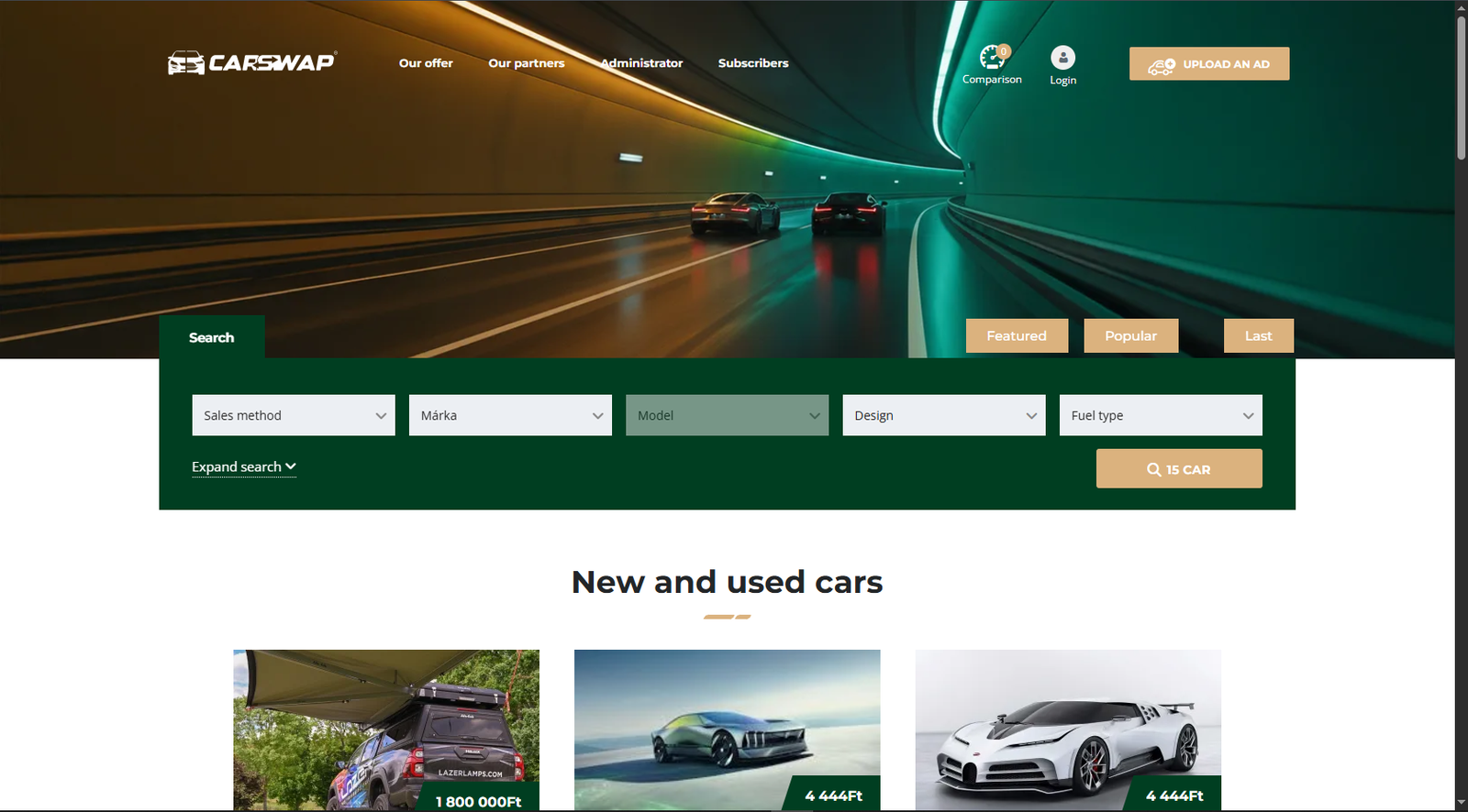 Project Showcase: Carswap - Automotive Marketplace